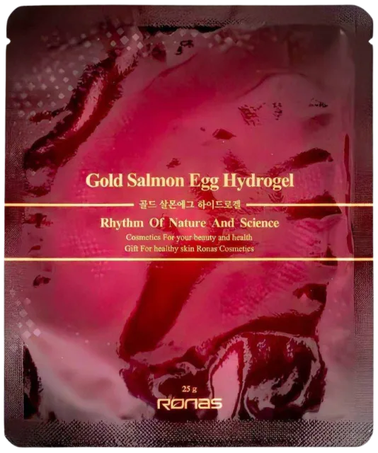 RONAS Gold Salmon Egg Hydrogel Mask
