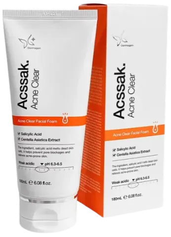 Dermagen Acssak Acne Clear Facial Foam - product image