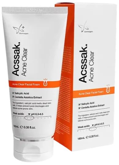Dermagen Acssak Acne Clear Facial Foam